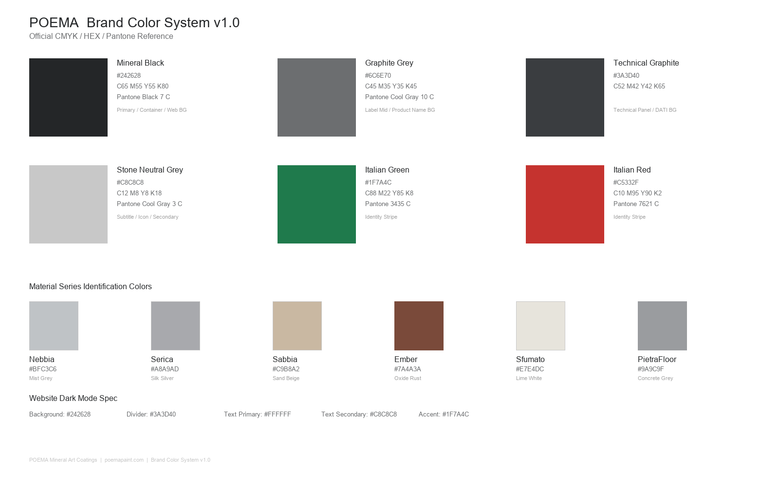 Brand Color Palette